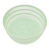 4L Vegetable Dryer PP Salad Spinner Multifunction Salad Drainer Bowl for Home Kitchen Green