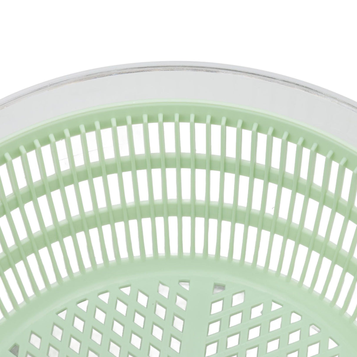 4L Vegetable Dryer PP Salad Spinner Multifunction Salad Drainer Bowl for Home Kitchen Green