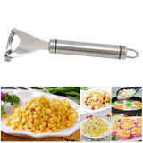 Corn Peeler Thickened Stainless Steel Corn Cob Threshing Tool Stripper Kitchen Accessories
