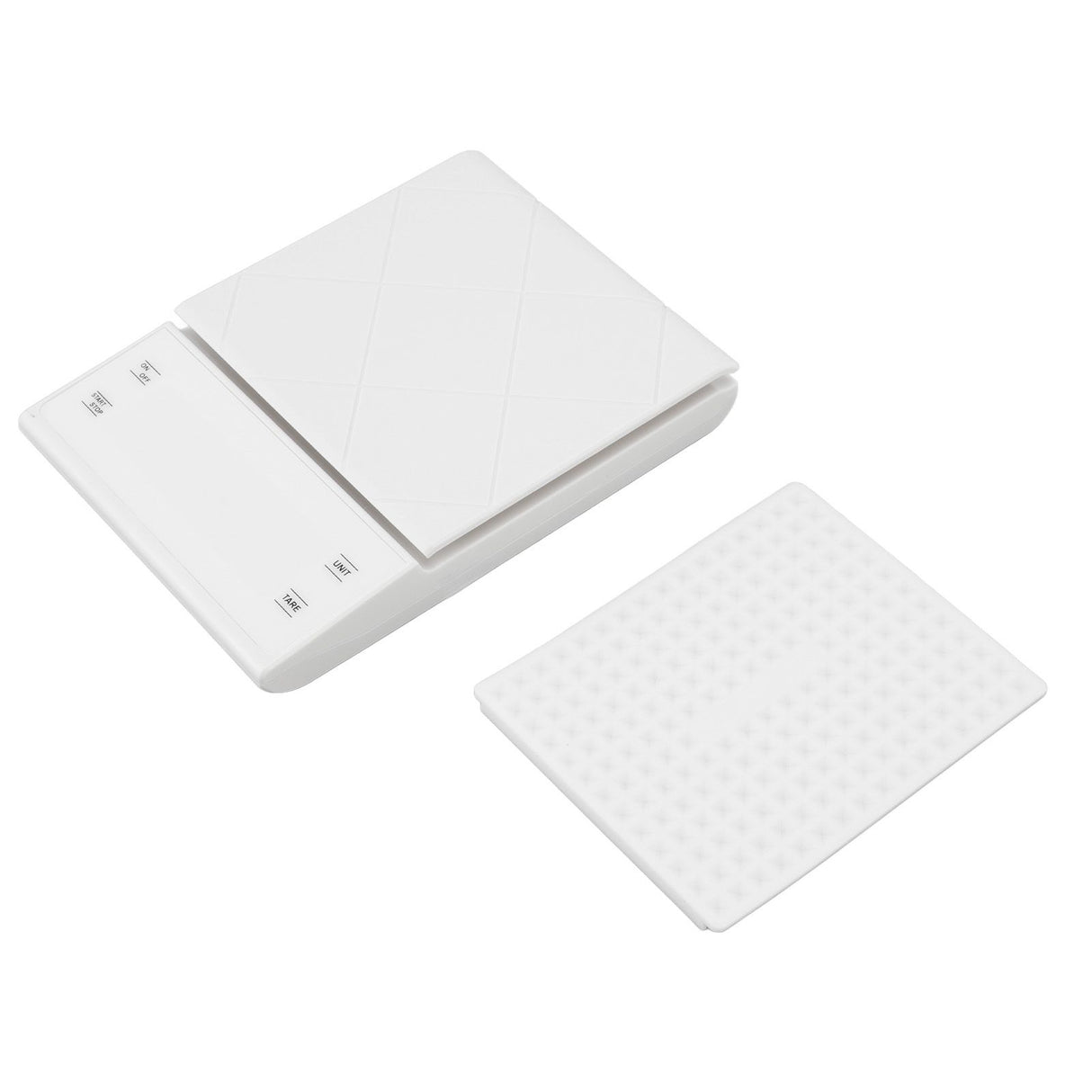 Digital Kitchen Scale 0.1g High Accuracy Battery Powered Electronic Jewelry Scale for Food Ingredients White