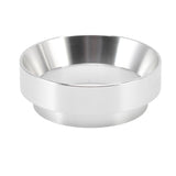 51mm Dosing Funnel Anti Flying Powder Aluminum Alloy Universal Dosing Rings with Magnetic for Household Coffee Shop Silver