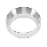 51mm Dosing Funnel Anti Flying Powder Aluminum Alloy Universal Dosing Rings with Magnetic for Household Coffee Shop Silver