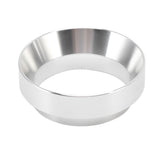 51mm Dosing Funnel Anti Flying Powder Aluminum Alloy Universal Dosing Rings with Magnetic for Household Coffee Shop Silver