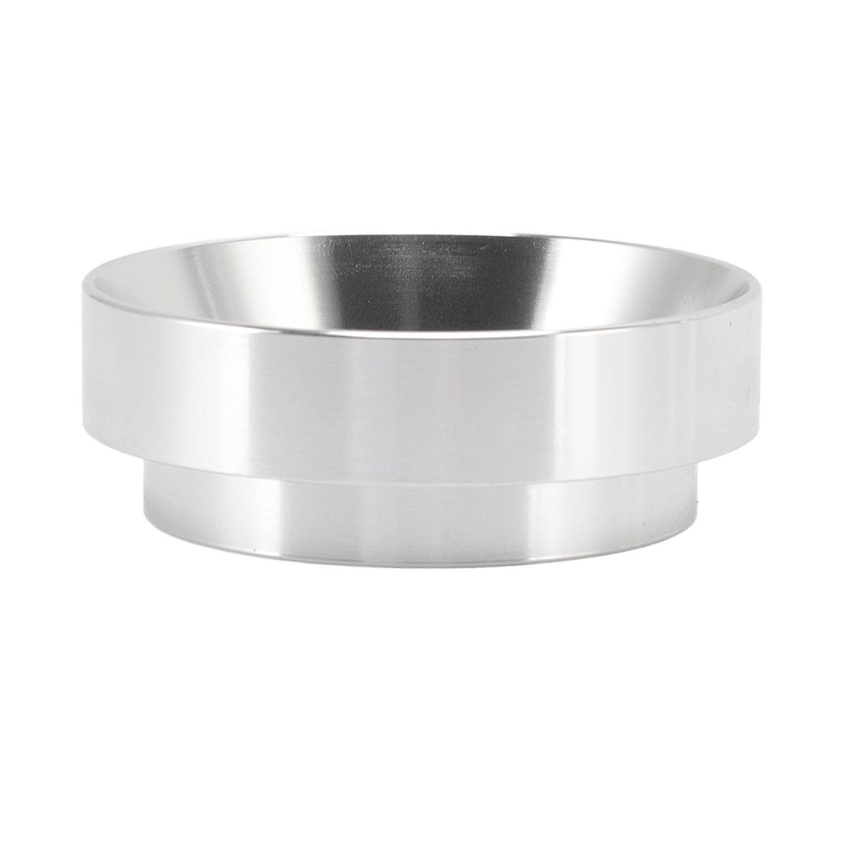 51mm Dosing Funnel Anti Flying Powder Aluminum Alloy Universal Dosing Rings with Magnetic for Household Coffee Shop Silver
