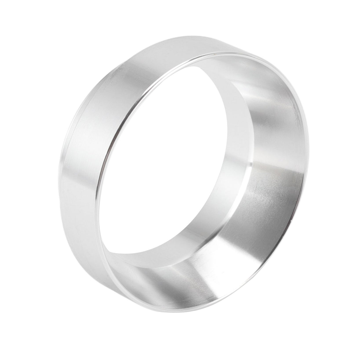 51mm Dosing Funnel Anti Flying Powder Aluminum Alloy Universal Dosing Rings with Magnetic for Household Coffee Shop Silver