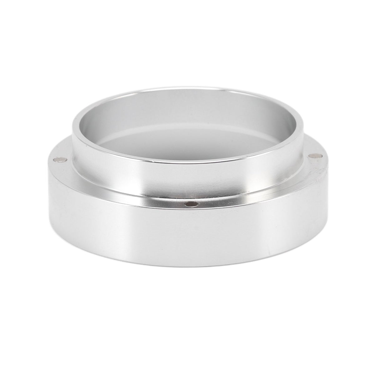 51mm Dosing Funnel Anti Flying Powder Aluminum Alloy Universal Dosing Rings with Magnetic for Household Coffee Shop Silver