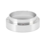 51mm Dosing Funnel Anti Flying Powder Aluminum Alloy Universal Dosing Rings with Magnetic for Household Coffee Shop Silver