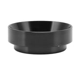 51mm Dosing Funnel Anti Flying Powder Aluminum Alloy Universal Dosing Rings with Magnetic for Household Coffee Shop Black - Top-Down View