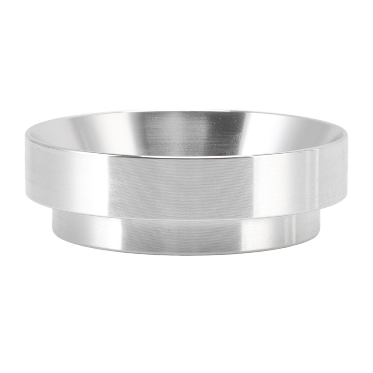 58mm Coffee Dosing Funnel Italian Magnetic Aluminium Alloy Coffee Powder Dosing Ring for Cafe Business Home Silver