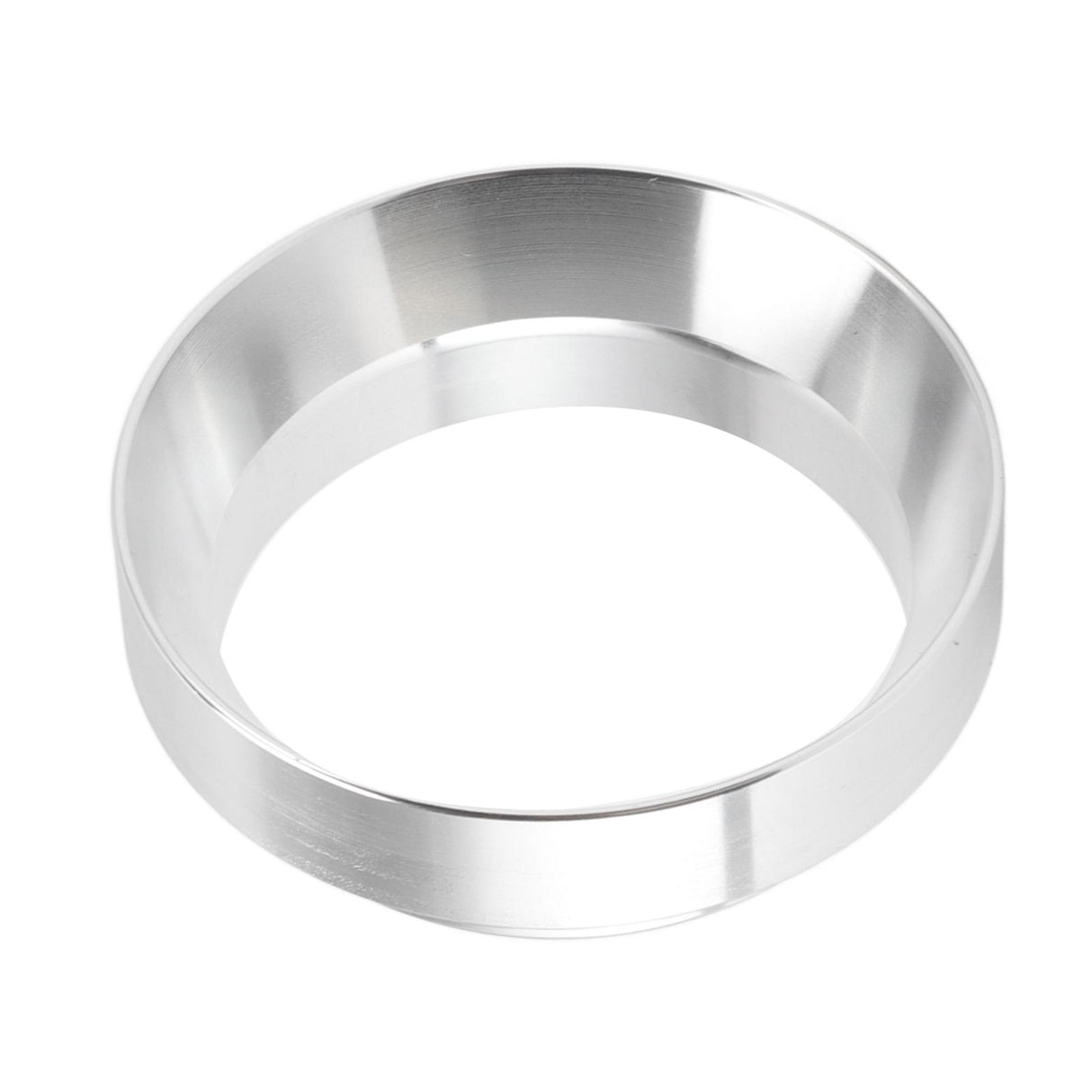 58mm Coffee Dosing Funnel Italian Magnetic Aluminium Alloy Coffee Powder Dosing Ring for Cafe Business Home Silver