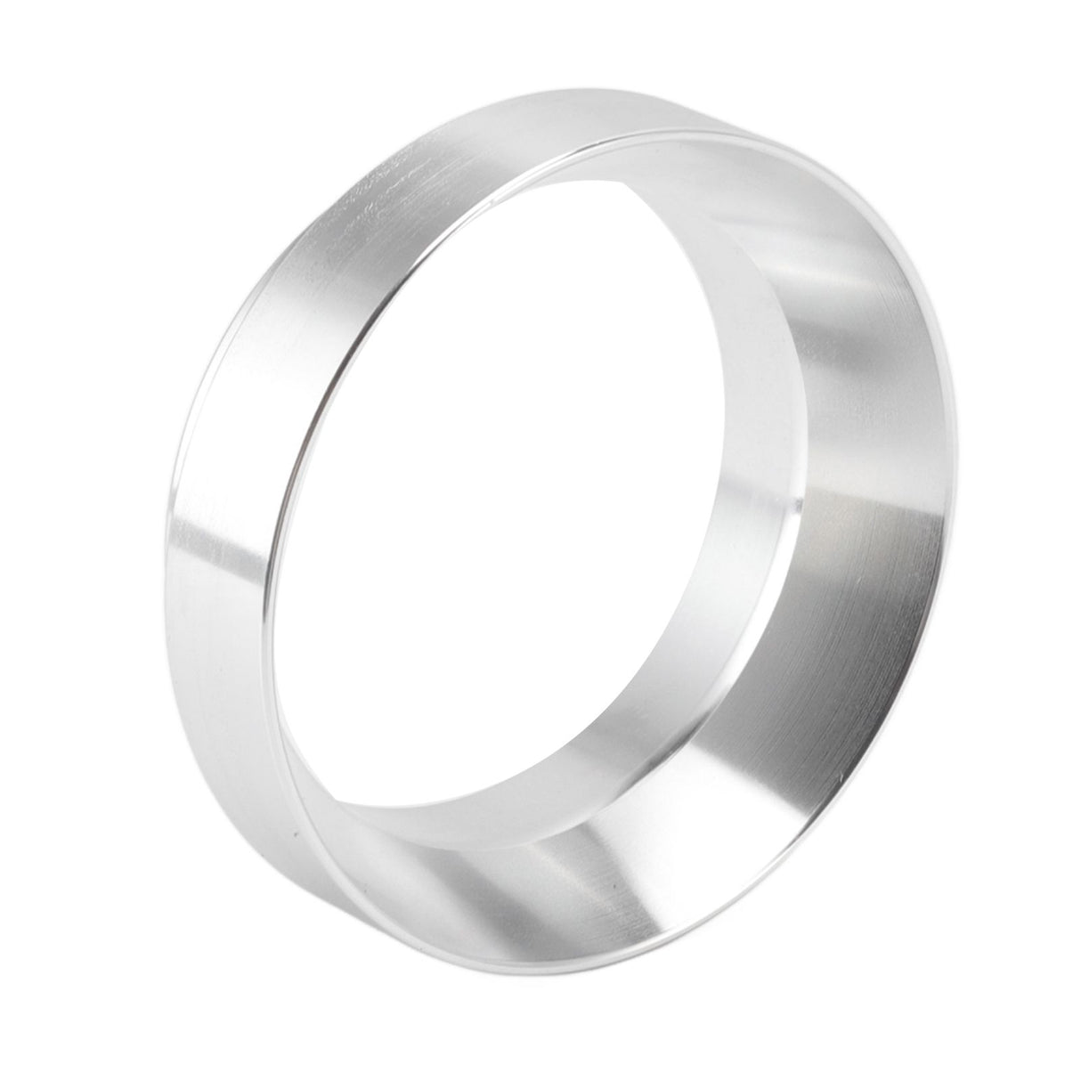 58mm Coffee Dosing Funnel Italian Magnetic Aluminium Alloy Coffee Powder Dosing Ring for Cafe Business Home Silver