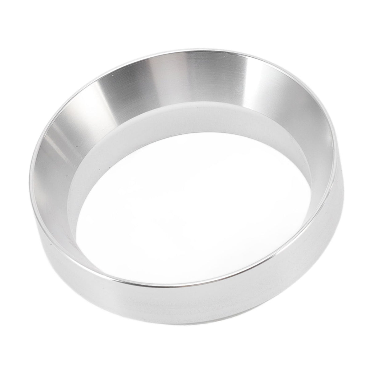 58mm Coffee Dosing Funnel Italian Magnetic Aluminium Alloy Coffee Powder Dosing Ring for Cafe Business Home Silver