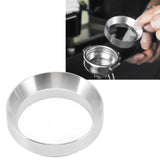58mm Coffee Dosing Funnel Italian Magnetic Aluminium Alloy Coffee Powder Dosing Ring for Cafe Business Home Silver