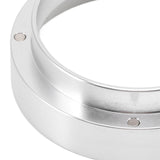 58mm Coffee Dosing Funnel Italian Magnetic Aluminium Alloy Coffee Powder Dosing Ring for Cafe Business Home Silver - Extra Image