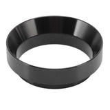 58mm Coffee Dosing Funnel Italian Magnetic Aluminium Alloy Coffee Powder Dosing Ring for Cafe Business Home Black