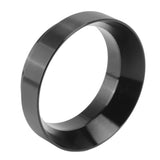 58mm Coffee Dosing Funnel Italian Magnetic Aluminium Alloy Coffee Powder Dosing Ring for Cafe Business Home Black