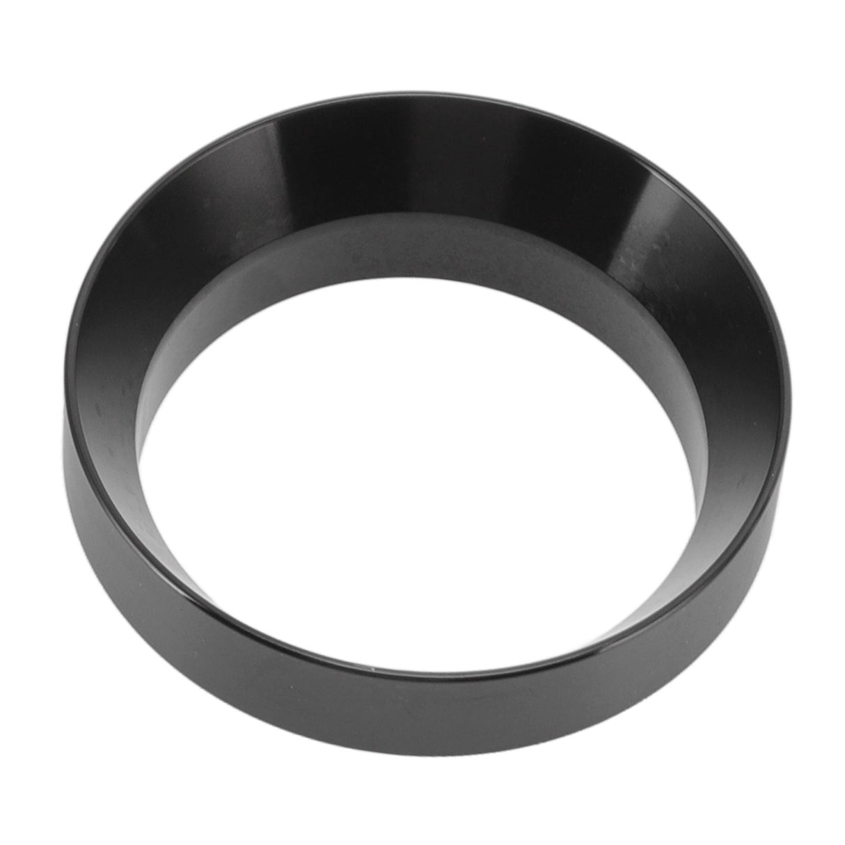 58mm Coffee Dosing Funnel Italian Magnetic Aluminium Alloy Coffee Powder Dosing Ring for Cafe Business Home Black
