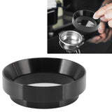 58mm Coffee Dosing Funnel Italian Magnetic Aluminium Alloy Coffee Powder Dosing Ring for Cafe Business Home Black - Extra Image