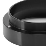 58mm Coffee Dosing Funnel Italian Magnetic Aluminium Alloy Coffee Powder Dosing Ring for Cafe Business Home Black