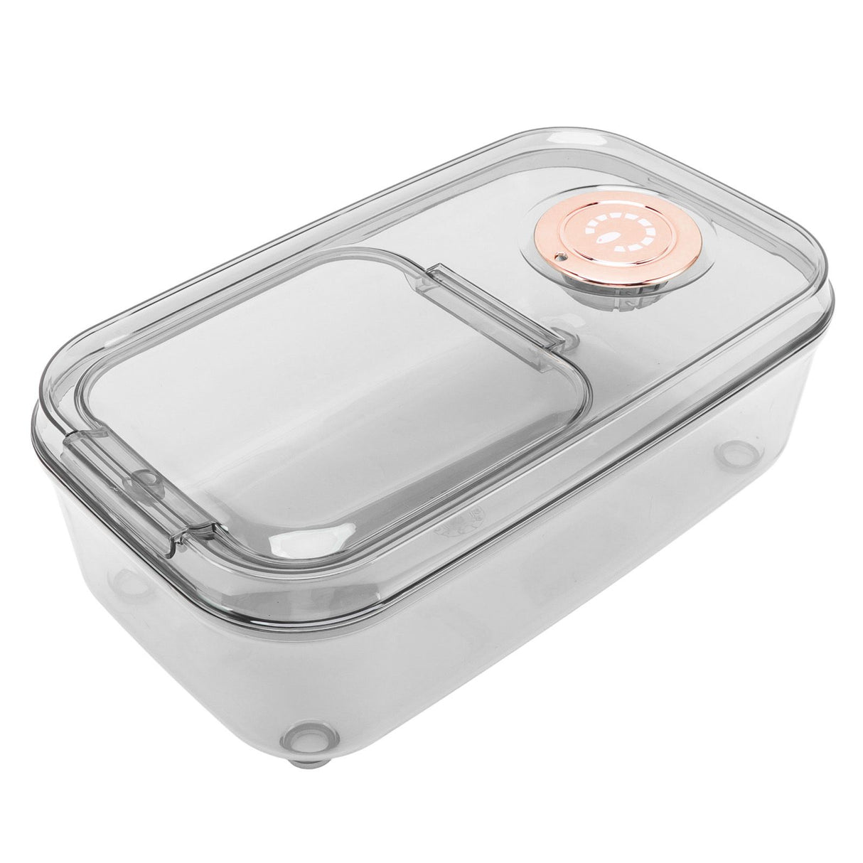Transparent Rice Grain Storage Container Insect Proof Food Bucket Container with Flip Lid Measuring Cup 5KG Transparent White