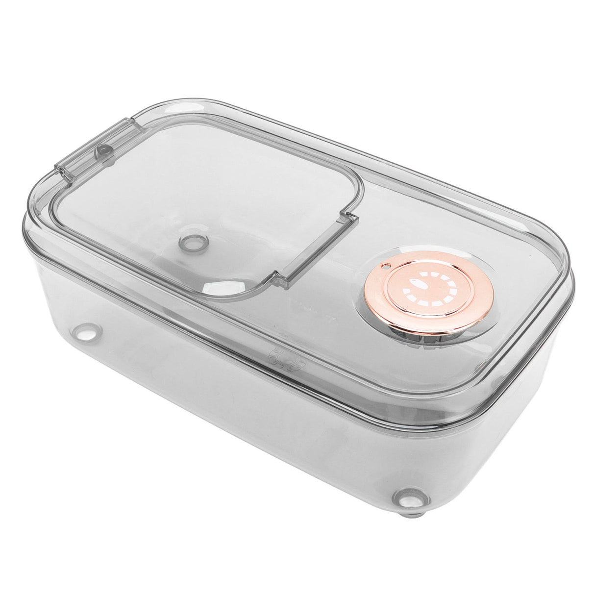 Transparent Rice Grain Storage Container Insect Proof Food Bucket Container with Flip Lid Measuring Cup 5KG Transparent White