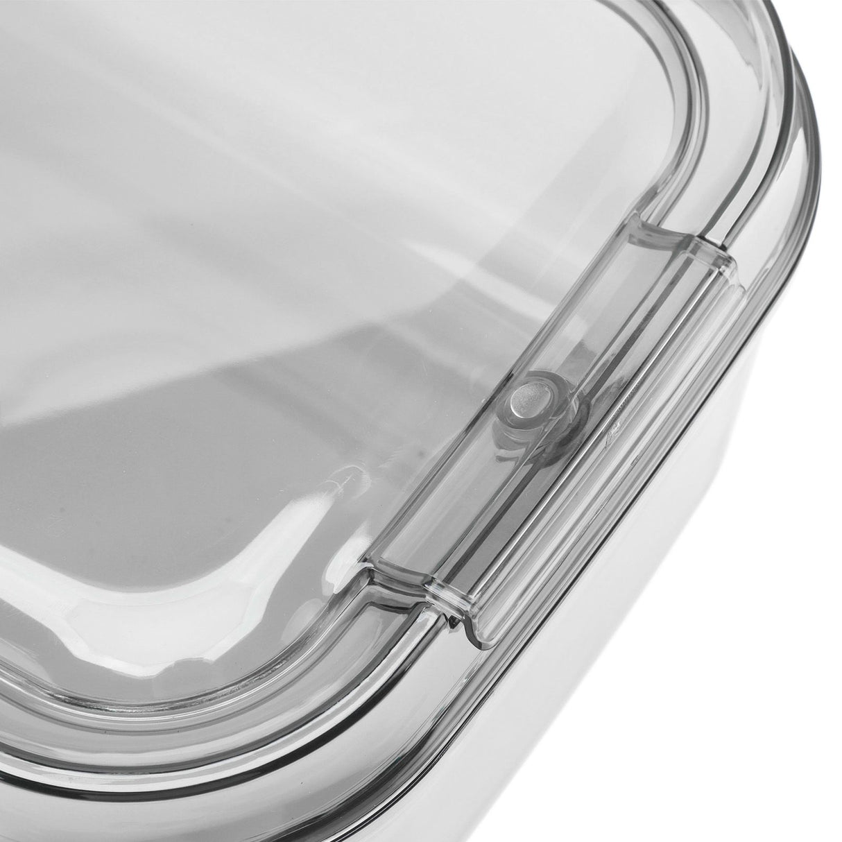 Transparent Rice Grain Storage Container Insect Proof Food Bucket Container with Flip Lid Measuring Cup 5KG Transparent White