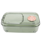 Transparent Rice Grain Storage Container Insect Proof Food Bucket Container with Flip Lid Measuring Cup 10KG Transparent Green