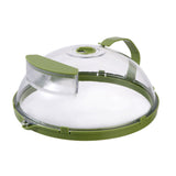 Microwave Food Anti Sputtering Cover High Temperature Resistant Food Heating Lid Freshness Keeping Lid Oil Proof Water Injection Diversion