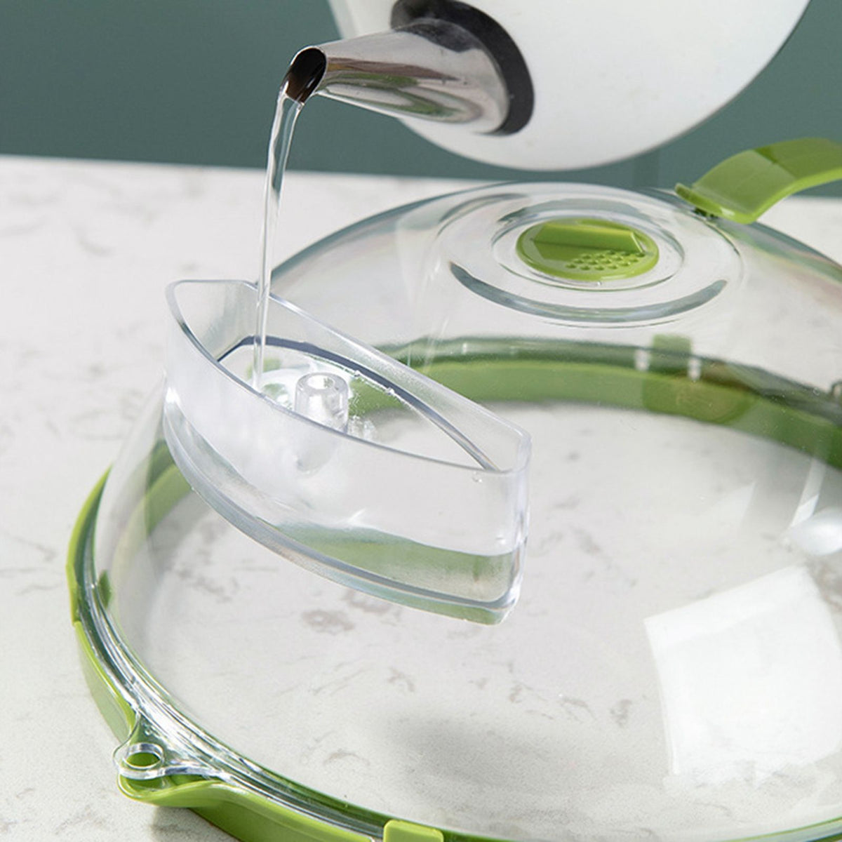 Microwave Food Anti Sputtering Cover High Temperature Resistant Food Heating Lid Freshness Keeping Lid Oil Proof Water Injection Diversion