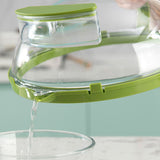 Microwave Food Anti Sputtering Cover High Temperature Resistant Food Heating Lid Freshness Keeping Lid Oil Proof Water Injection Diversion - Close-Up Angle