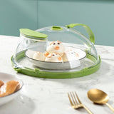 Microwave Food Anti Sputtering Cover High Temperature Resistant Food Heating Lid Freshness Keeping Lid Oil Proof Water Injection Diversion - Low Angle