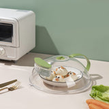 Microwave Food Anti Sputtering Cover High Temperature Resistant Food Heating Lid Freshness Keeping Lid Oil Proof Water Injection Diversion - Extra Image