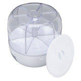 Grain Dispenser 6 Grids PP Rotation Insect Proof Grain Storage Organization for Home Kitchen 10kg - Front View