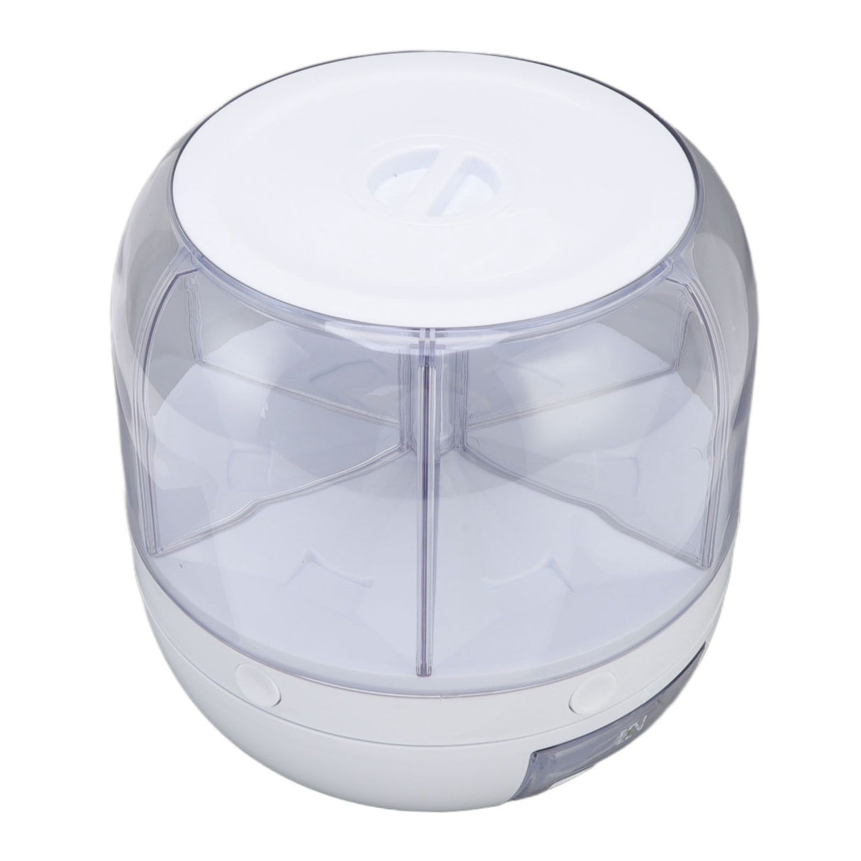 Grain Dispenser 6 Grids PP Rotation Insect Proof Grain Storage Organization for Home Kitchen 10kg