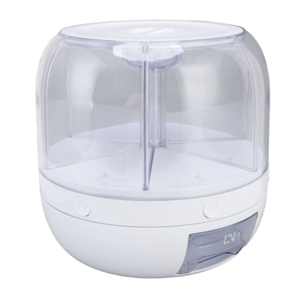 Grain Dispenser 6 Grids PP Rotation Insect Proof Grain Storage Organization for Home Kitchen 10kg