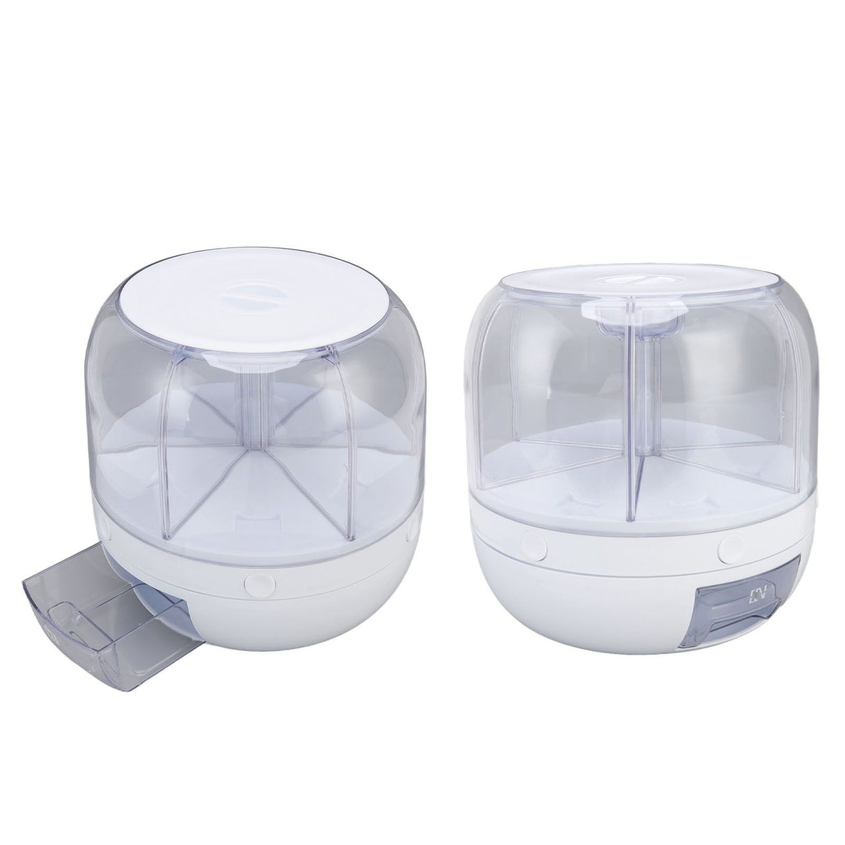 Grain Dispenser 6 Grids PP Rotation Insect Proof Grain Storage Organization for Home Kitchen 10kg