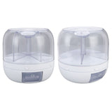 Grain Dispenser 6 Grids PP Rotation Insect Proof Grain Storage Organization for Home Kitchen 10kg