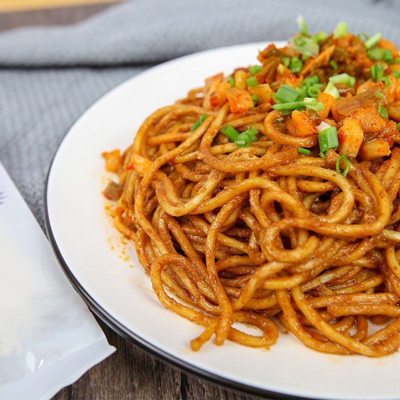 Wuhan Hot Dry Noodles with Sesame Paste Hubei Instant Hot Dry Noodles with Seasoning