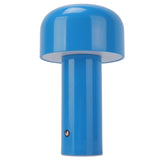 Mushroom Table Lamp 3 Color Dimming USB Charging Desk Lamp Touch Sensitive Mushroom Lamp for Restaurant Camping Blue
