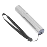 Infared Light Therapy Flashlight 630nm 660nm 850nm Stainless Steel LED Infrared Light with Sling for Ankle - Top-Down View