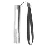Infared Light Therapy Flashlight 630nm 660nm 850nm Stainless Steel LED Infrared Light with Sling for Ankle - Rear View