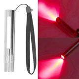 Infared Light Therapy Flashlight 630nm 660nm 850nm Stainless Steel LED Infrared Light with Sling for Ankle