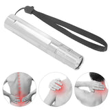 Infared Light Therapy Flashlight 630nm 660nm 850nm Stainless Steel LED Infrared Light with Sling for Ankle - Extra Image