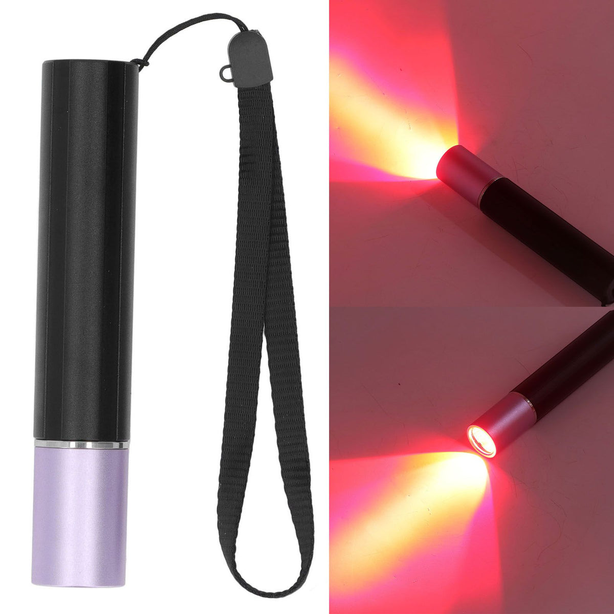 Red Light Therapy Flashlight 630nm 660nm 850nm Handheld Joint and Muscle Pain Relief Red Light Therapy Torch