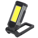 COB Work Light Magnetic USB Rechargeable LED Flashlight Camping Light Dimming Light Torch - Top-Down View