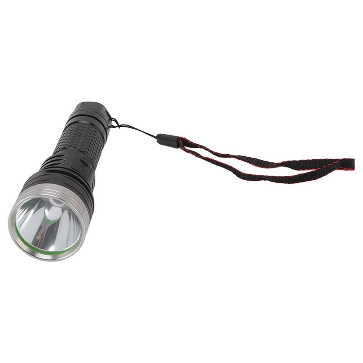 LED Flashlight 2 Levels High Brightness SST40 Wick White Light Life Waterproof Portable Outdoor Flashlight for Home Adventure