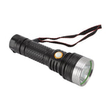LED Flashlight 2 Levels High Brightness SST40 Wick White Light Life Waterproof Portable Outdoor Flashlight for Home Adventure
