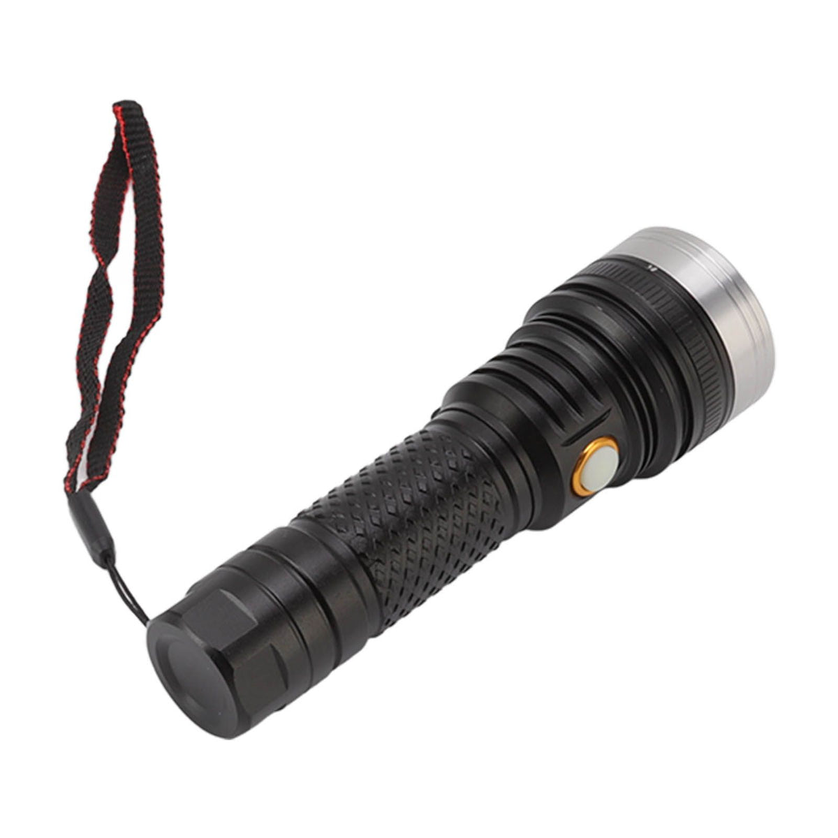 LED Flashlight 2 Levels High Brightness SST40 Wick White Light Life Waterproof Portable Outdoor Flashlight for Home Adventure