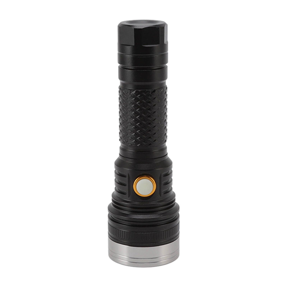 LED Flashlight 2 Levels High Brightness SST40 Wick White Light Life Waterproof Portable Outdoor Flashlight for Home Adventure