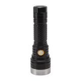 LED Flashlight 2 Levels High Brightness SST40 Wick White Light Life Waterproof Portable Outdoor Flashlight for Home Adventure